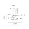 Wever & Ducré MATCH LUSTA 3.2.1 Suspension lamp