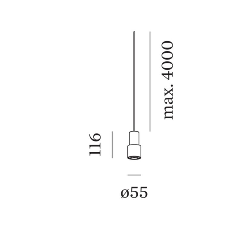 Wever & Ducré ODREY 1.1 LED Suspension lamp