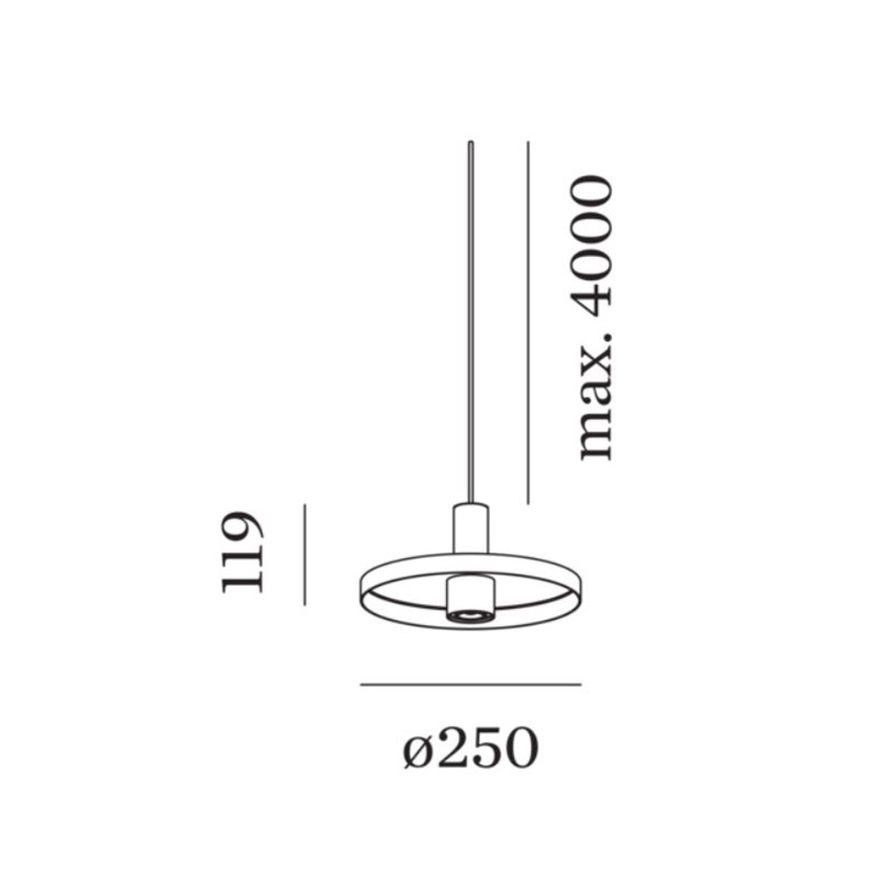 Wever & Ducré ODREY 1.2 LED Lampe à suspension