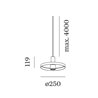 Wever & Ducré ODREY 1.2 LED Lampe à suspension