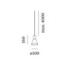 Wever & Ducré ODREY 1.3 LED Suspension lamp
