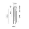 Wever & Ducré FLYRA vertical 6.3 Lampe à suspension