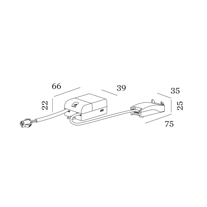 Wever & Ducré DRIVER 350mA 6W 8.6-18V NON DIM WT | MULTIPACK