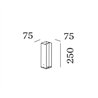 Wever & Ducré GATE CARRÉ 1.0 POLE 250