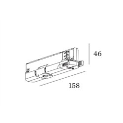 Wever & Ducré 3-PHASE TRACK ADAPTER 1.1