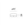 Wever & Ducré QUBBY SUSP SINGLE CEILING BASE SURF