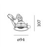 Wever & Ducré Deep Adjust 1.0 PAR16 blade springs Recessed spot
