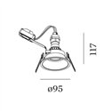 Wever & Ducré Deep IP44 1.0 PAR16 springveren Inbouwspot