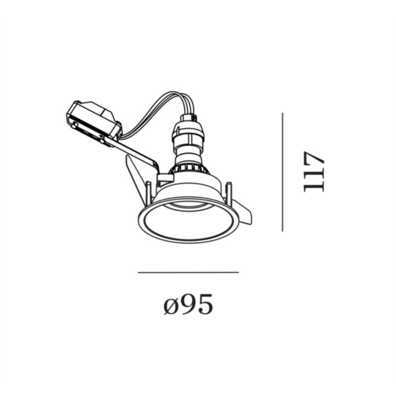 Wever & Ducré Deep IP44 1.0 PAR16 bladveren Inbouwspot
