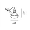 Wever & Ducré Deep IP44 1.0 PAR16 Blattfedern Einbaustrahler