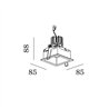 Wever & Ducré Plano IP44 1.0 LED Einbaustrahler