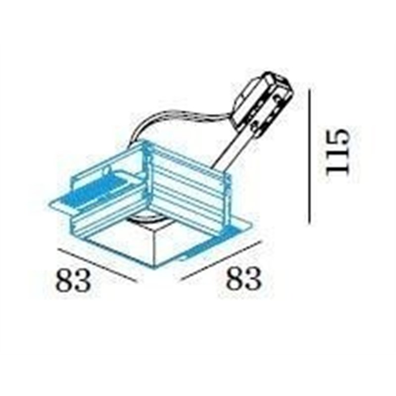 Wever & Ducré Strange Trimless 1.0 PAR16 Spot encastré