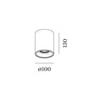 Wever & Ducré Solid 1.0 LED Plafondlamp