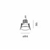 Wever & Ducré Deeper 1.0 LED Blattfedern Einbaustrahler
