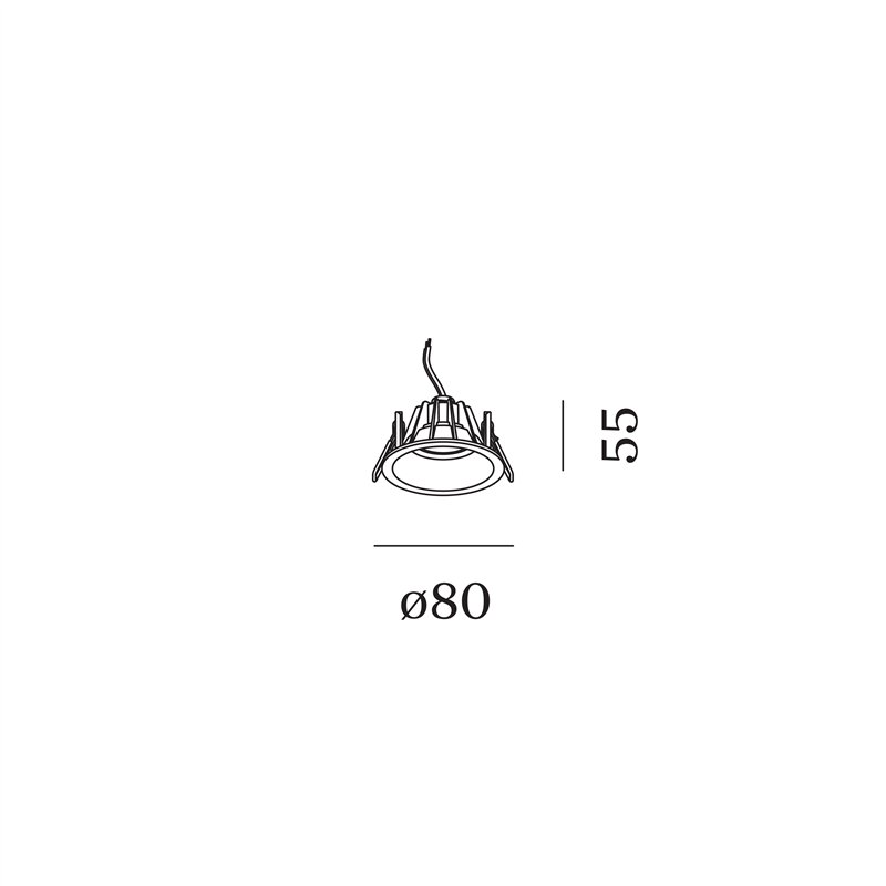 Wever & Ducré Deep Petit IP65 1.0 Spot encastré