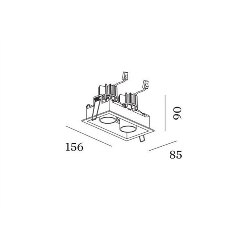Wever & Ducré Sneak Trim 2.0 LED Einbaustrahler