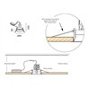 Wever & Ducré Deep 1.0 LED ressorts métalliques Spot encastré