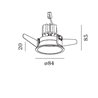 Wever & Ducré Deep 1.0 LED blade springs Recessed spot