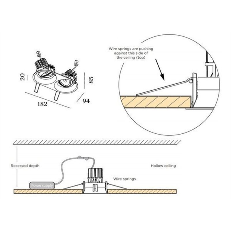 Wever & Ducré Deep Adjust 2.0 LED Recessed spot