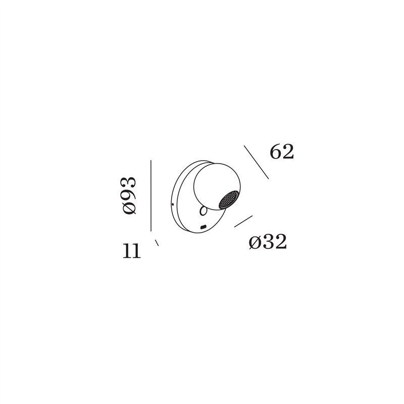 Wever & Ducré LECA snooze 1.0 Applique
