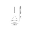 Wever & Ducré Shiek 3.0 E27 Hanglamp