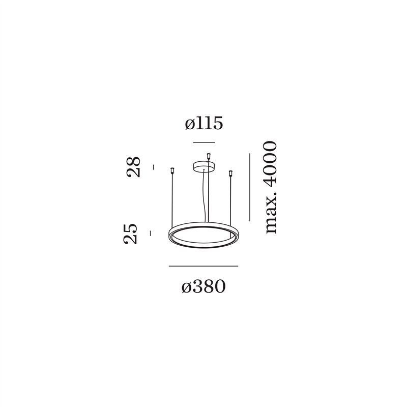 Wever & Ducré Kujo 1.0 Lampe à suspension