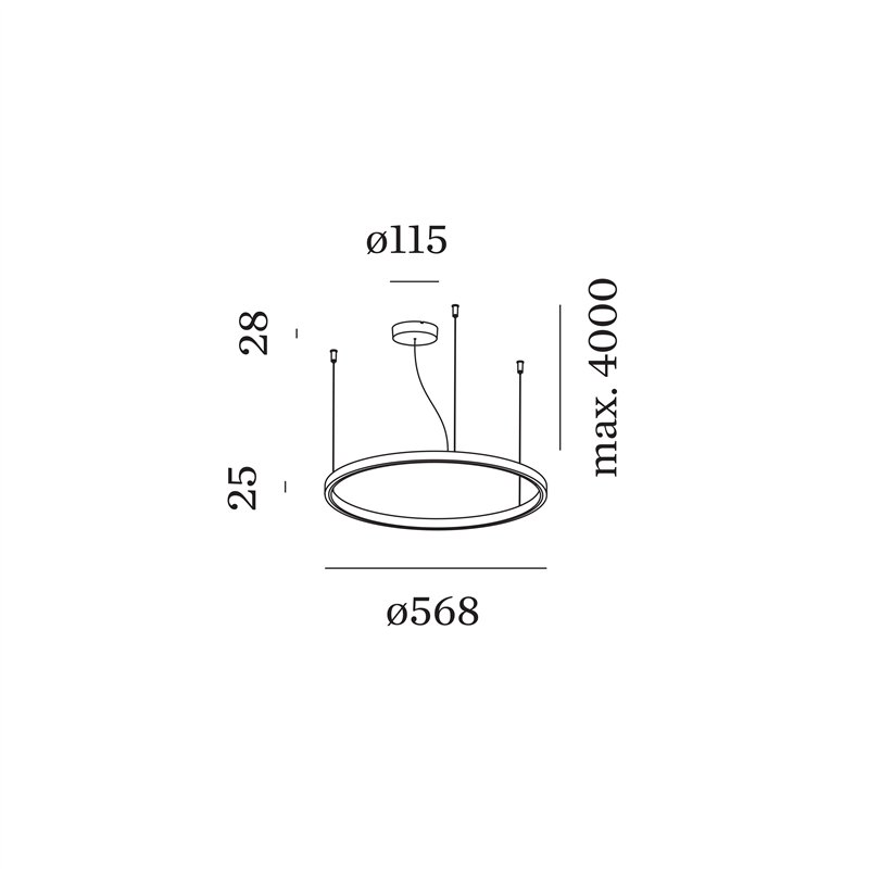 Wever & Ducré Kujo 2.0 Lampe à suspension