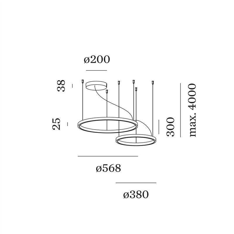 Wever & Ducré Kujo 2.1 Hanglamp