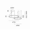 Wever & Ducré Kujo 3.2 Suspension lamp