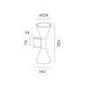 Wever & Ducré Odrey Wall 2.4 Wall lamp