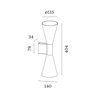 Wever & Ducré Odrey Wall 2.5 Wall lamp