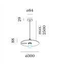 Wever & Ducré Mirro Suspended 1.0 Hanglamp