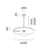 Wever & Ducré Mirro Suspended 2.0 Suspension lamp