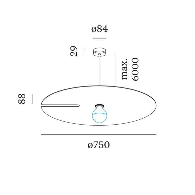 Wever & Ducré Mirro Suspended 3.0 Lampe à suspension