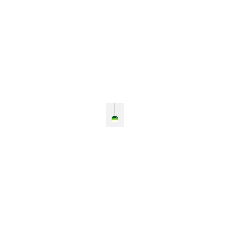 DIPPING LIGHT 13 GREEN - with black canopy incl