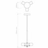 Astro Cambria Pendant | Lampe à suspension