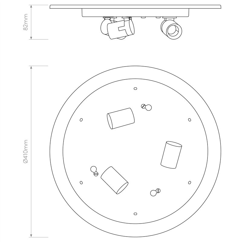 Astro Ceiling Base 410 | Plafondlamp