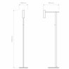 Astro Leda Floor | Lampadaire
