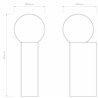 Astro Ortona Single | Wandlampe