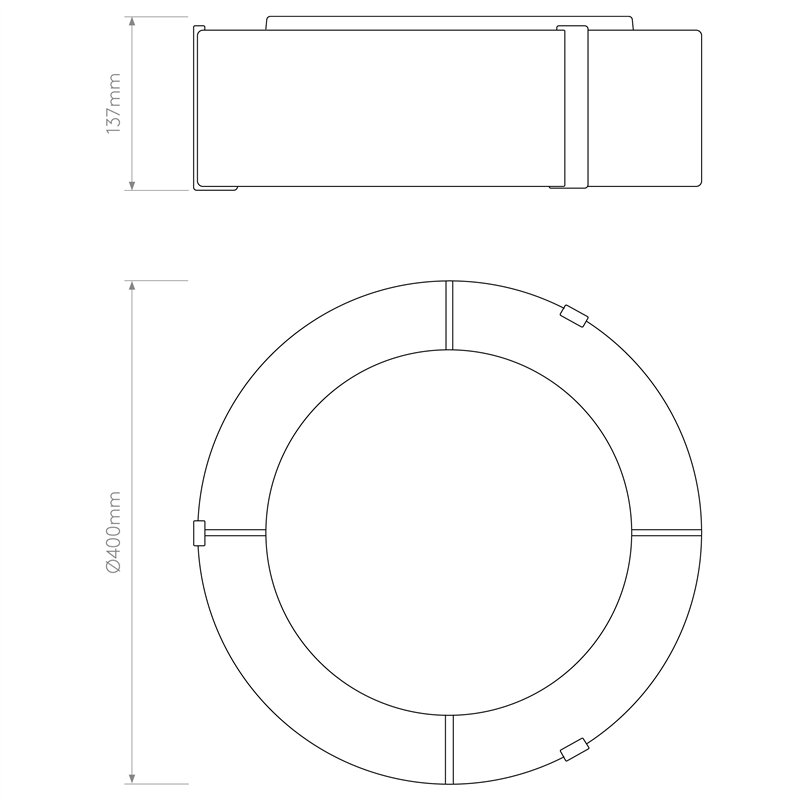 Astro Salina 400 | Ceiling lamp