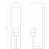 Astro Riva 350 | Wall lamp