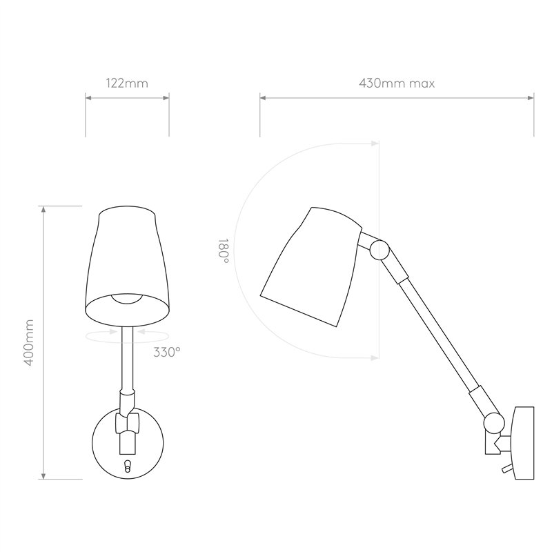 Astro Atelier Grande | Wandlamp