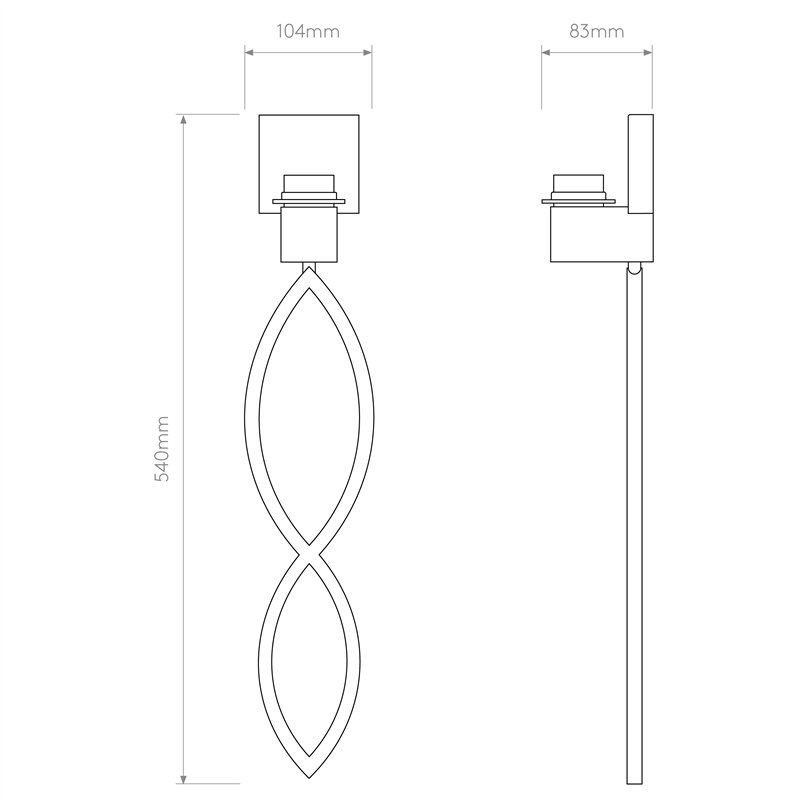 Astro Caserta | Wandlampe