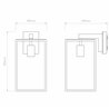 Astro Box Lantern 350 | Wall lamp