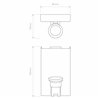 Astro Backplate 3 | Wall lamp
