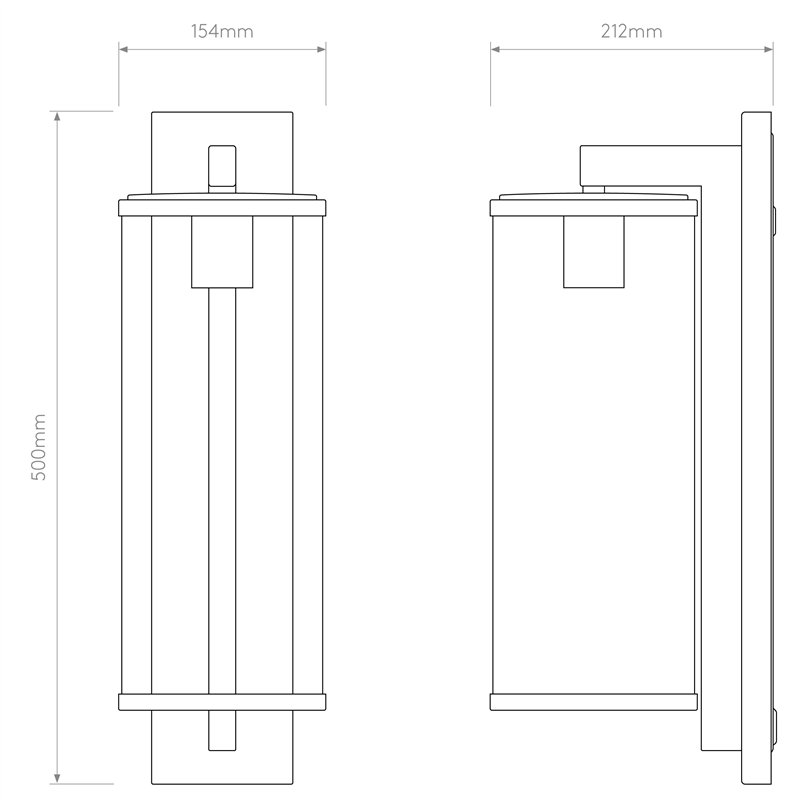 Astro Pimlico 500 | Wall lamp