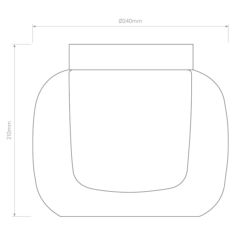 Astro Aquina Ceiling 240 | Ceiling lamp