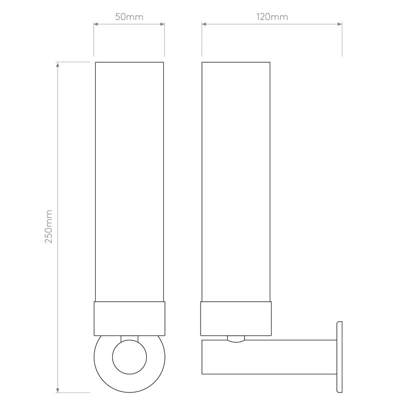 Astro Tube 120 | Wandlampe