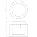 Astro Arezzo ceiling | Plafondlamp