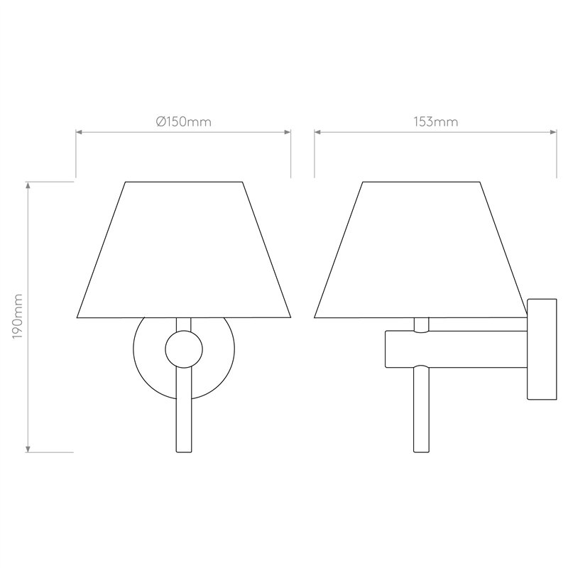Astro Roma | Wandlampe